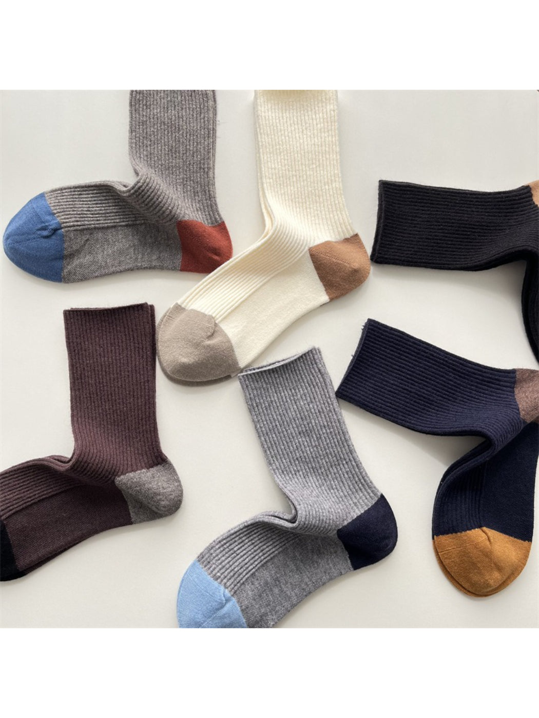 Rufia - Color Block Ribbed Crew Socks product image 8