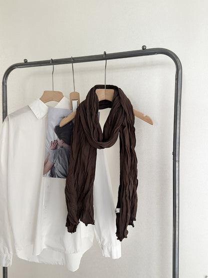 Scarvii - Crinkle Texture Long Scarf