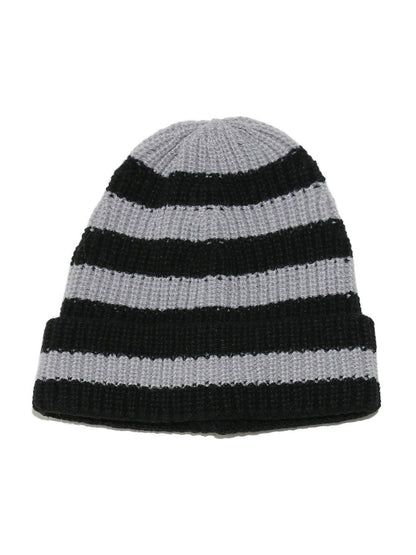 Haila Striped Knit Beanie