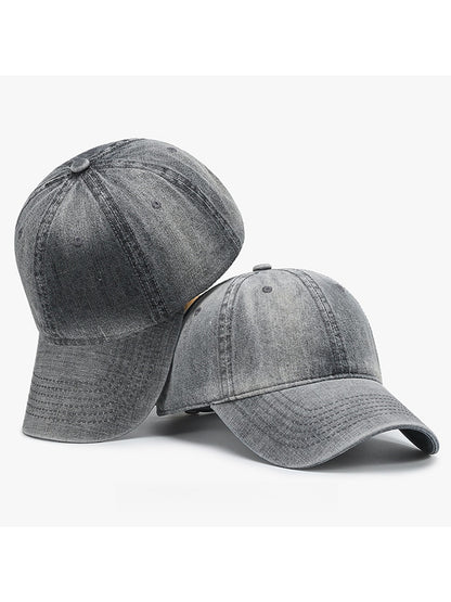 Haila - Vintage Washed Plain Adjustable Baseball Cap
