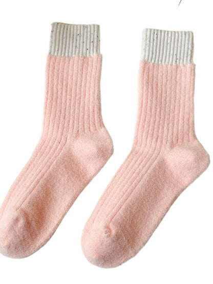 Rufia - Cozy Fleece Winter Quarter-Calf Socks – Warm & Soft