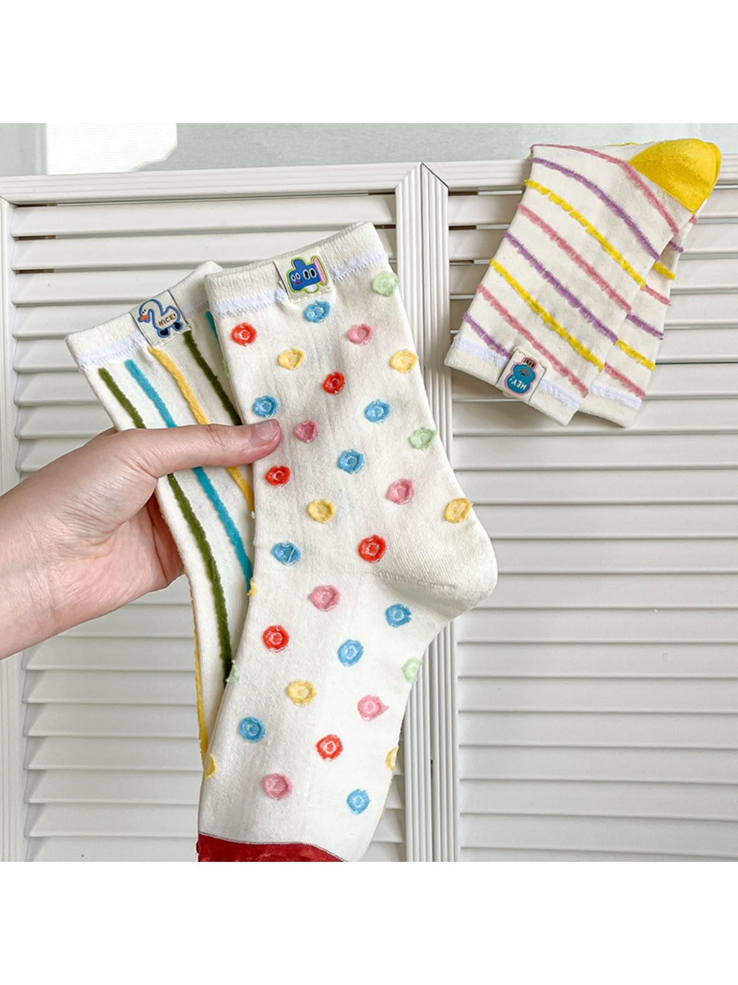 Rufia - Sailor Cartoon Crew Socks