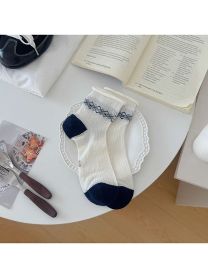 Rufia - Bow and Heart Fashion Ankle Socks