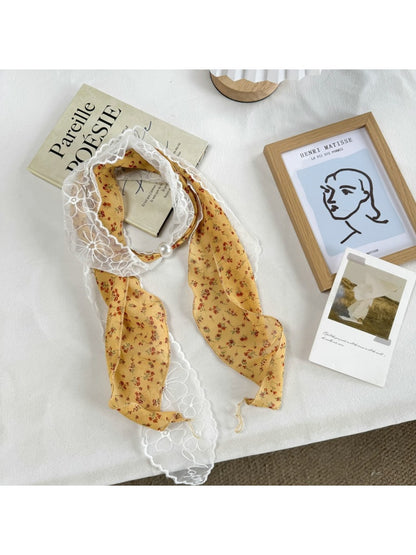 Scarvii - Retro Lace Narrow Decorative Scarf