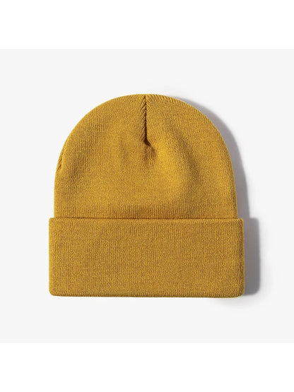Haila - Solid Fine-Knit Cuffed Beanie
