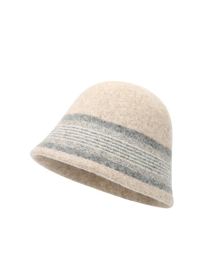 Haila – Color Block Stripe Bucket Hat