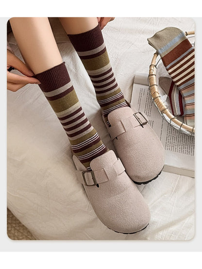 Rufia - Graphic Knit Crew Socks