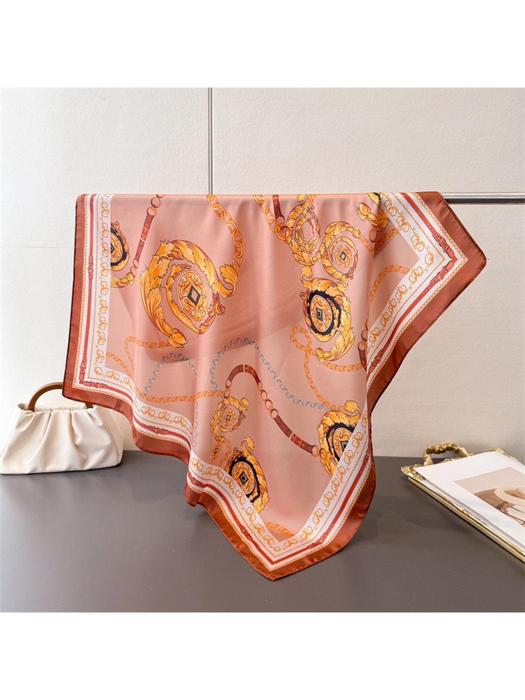 Scarvii - Chain Medallion Square Scarf