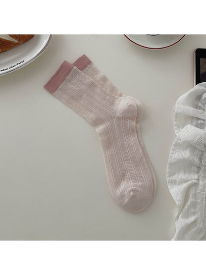Rufia - Relaxed Mesh Panel Crew Socks