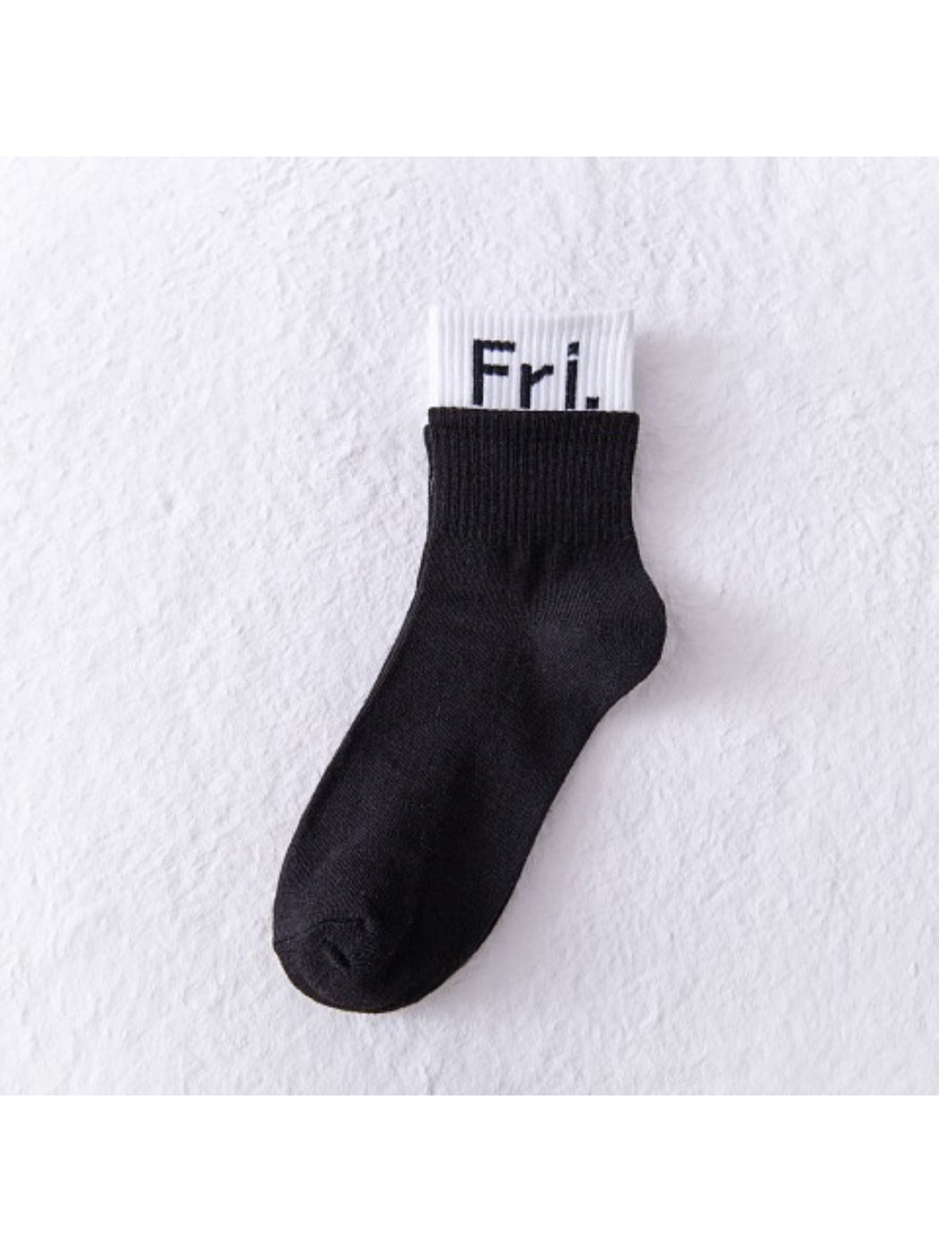 Rufia - Monday to Sunday Text Colour Crew Socks product image 9