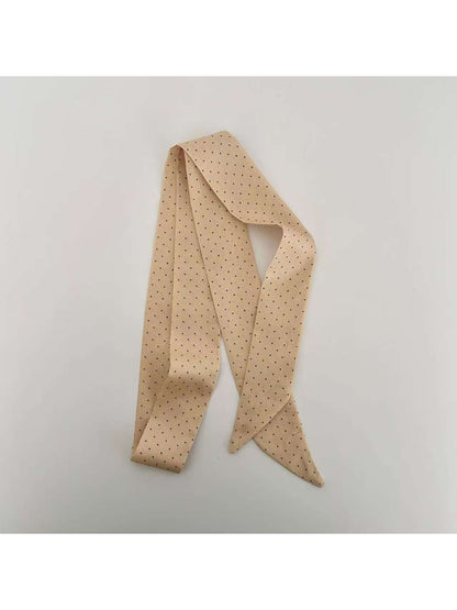 Scarvii Vintage Floral Pattern Skinny Scarf