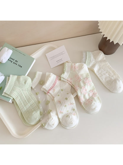 Rufia - Soft Floral Lace Ankle Socks product image 2