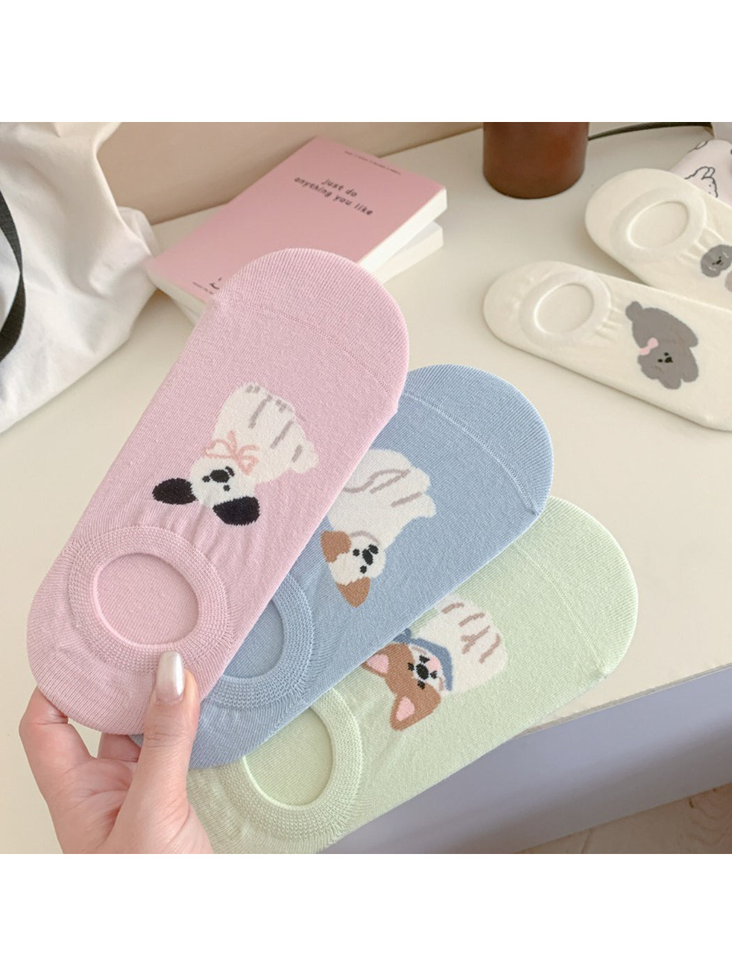 Rufia - Playful Puppy Ankle Socks product image 1