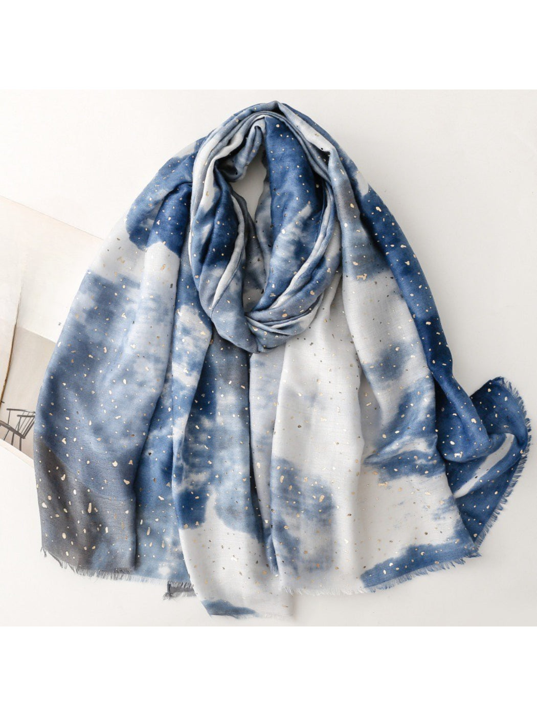 Scarvii - Abstract Wash Texture Soft Scarf
