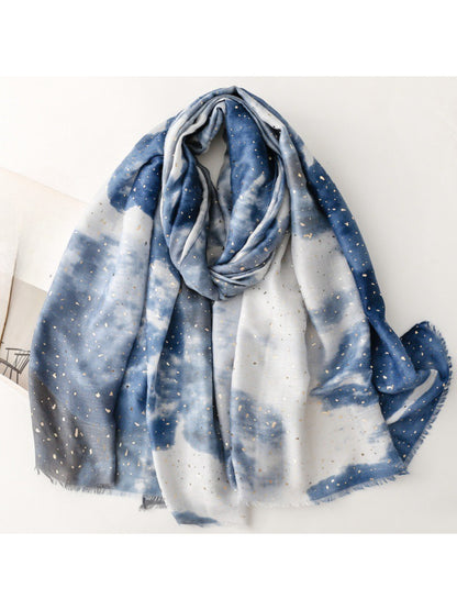Scarvii - Abstract Wash Texture Soft Scarf