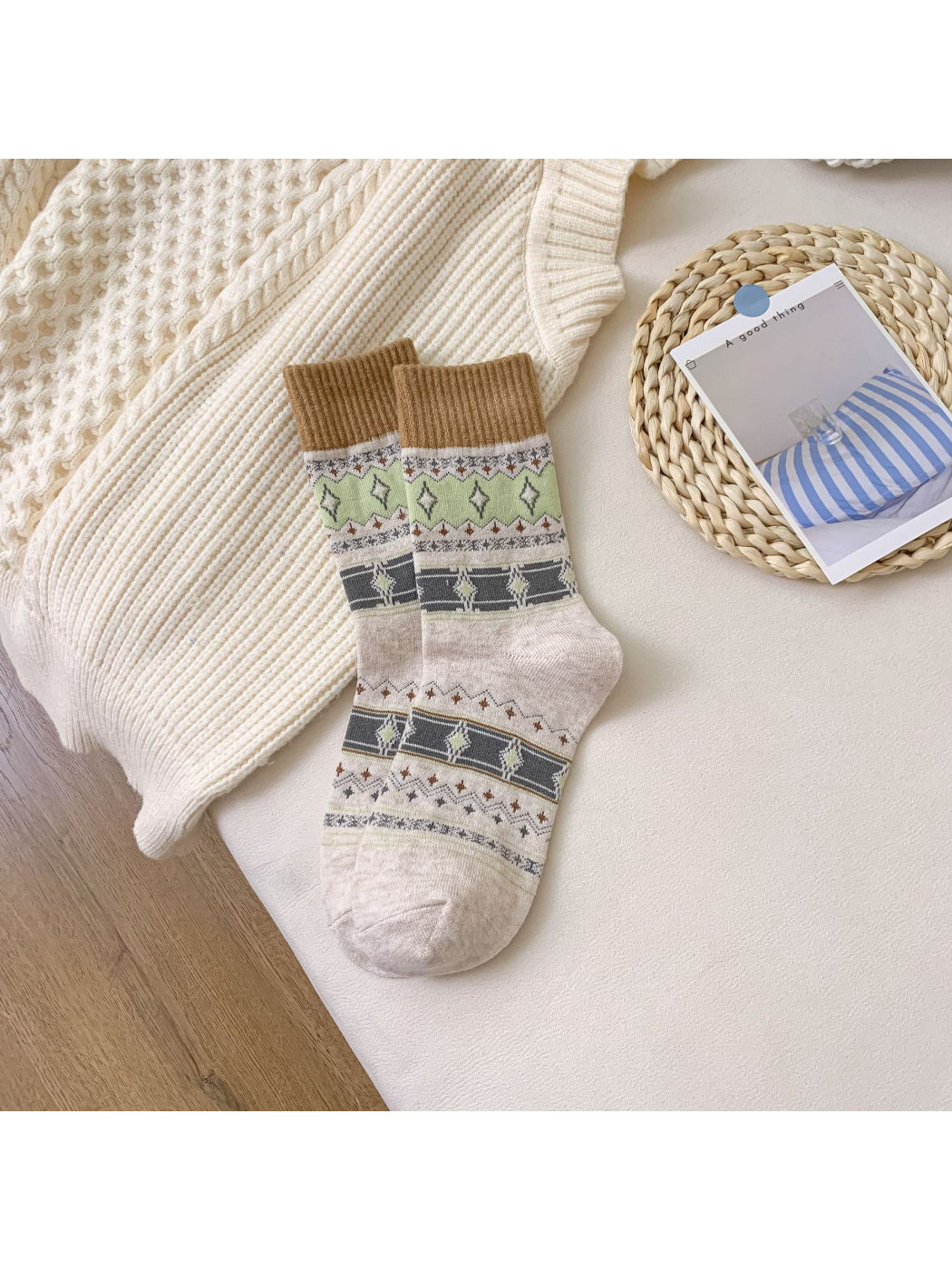 Rufia - Nordic Pattern Crew Socks product image 7