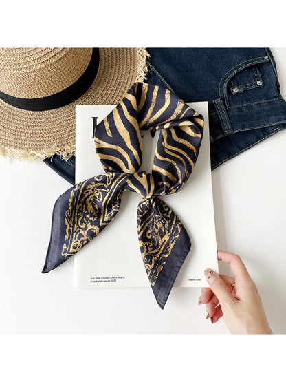 Scarvii - Zebra Print Square Scarf