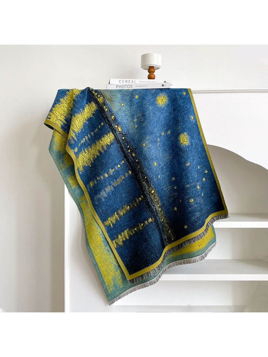 Scarvii - Vintage Abstract Art Paisley Print Scarf & Wrap