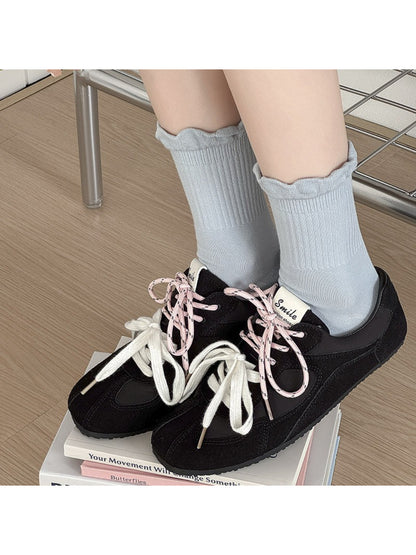 Rufia - Ruffled Ribbed Soft Cozy Socks