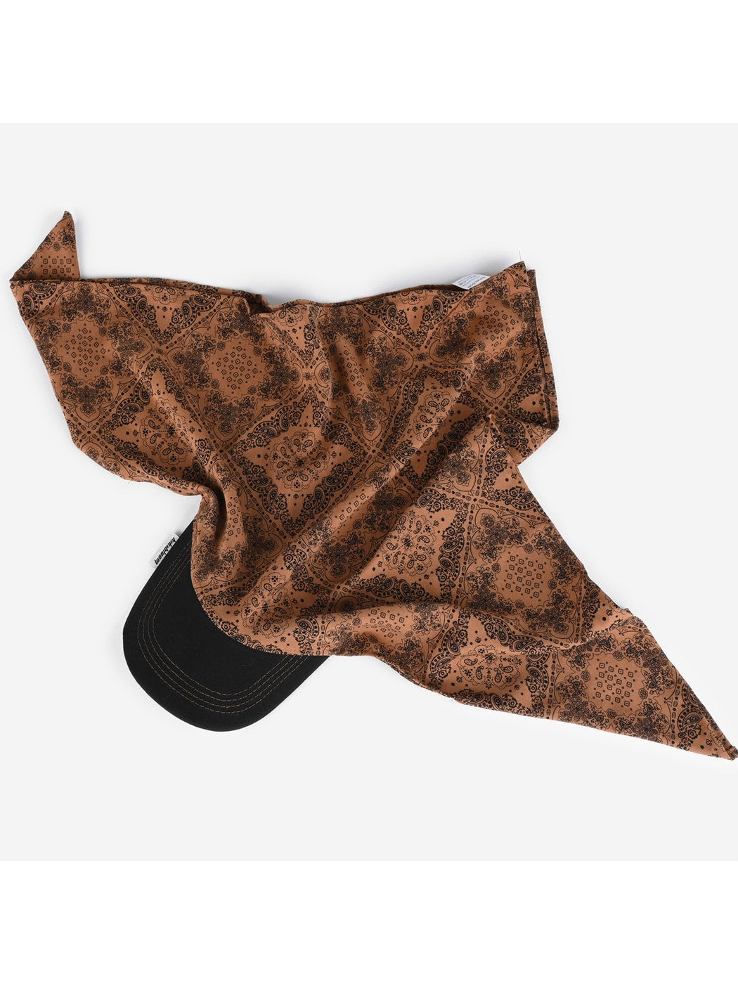 Haila - Retro Printed Curved Brim Headscarf Cap