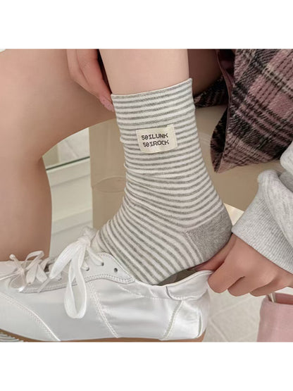 Rufia - Retro Stripe Stretch Crew Socks product image 3