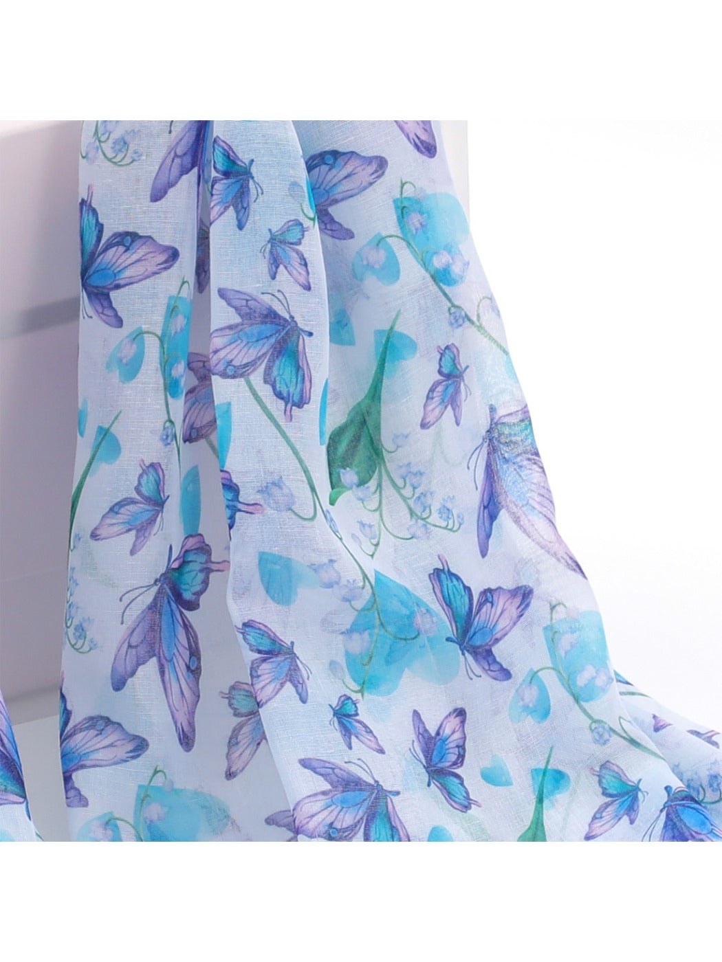 Scarvii - Lightweight Butterfly Print Scarf