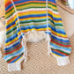 Crosa - Vintage Rainbow Hollow Knit Sweater