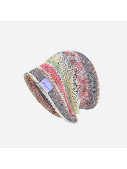 Haila - Foldable Relaxed Fit Brimless Knit Hat