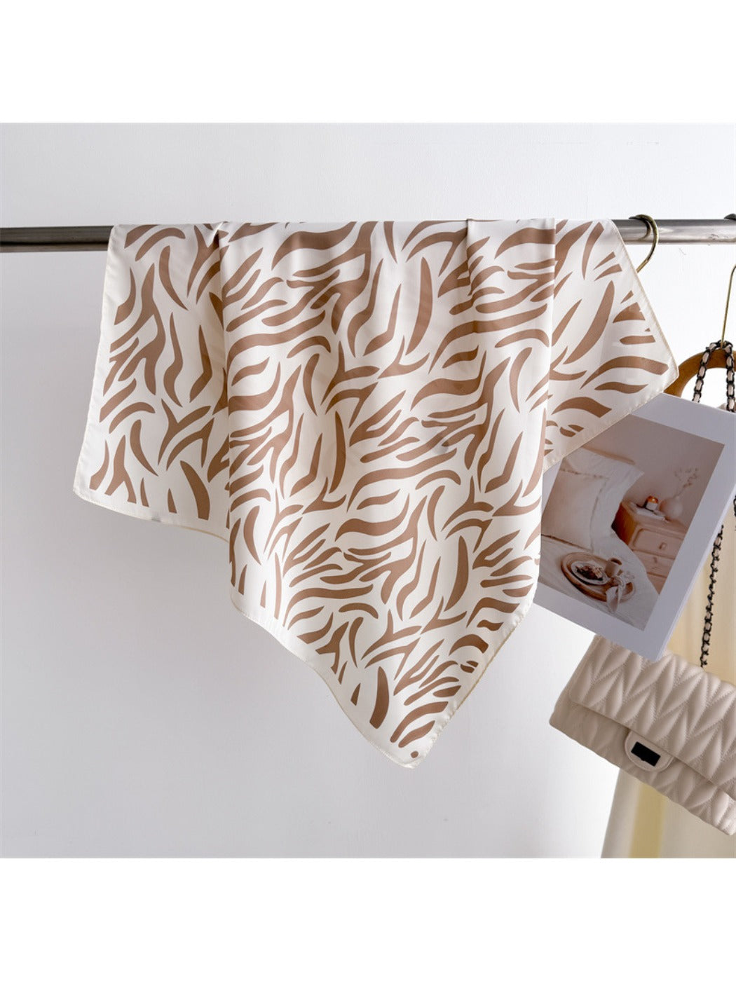 Scarvii - Zebra Print Square Scarf