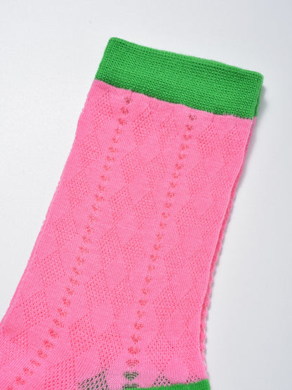 Rufia - Summer Colorful Mesh Crew Socks