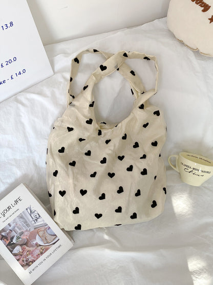 Cosbai Everyday Tote bag filled with groceries on a wooden surface