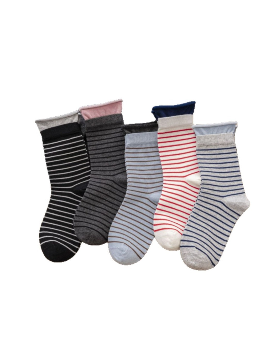 Rufia – Colorblock Stripe Mid-Calf Socks
