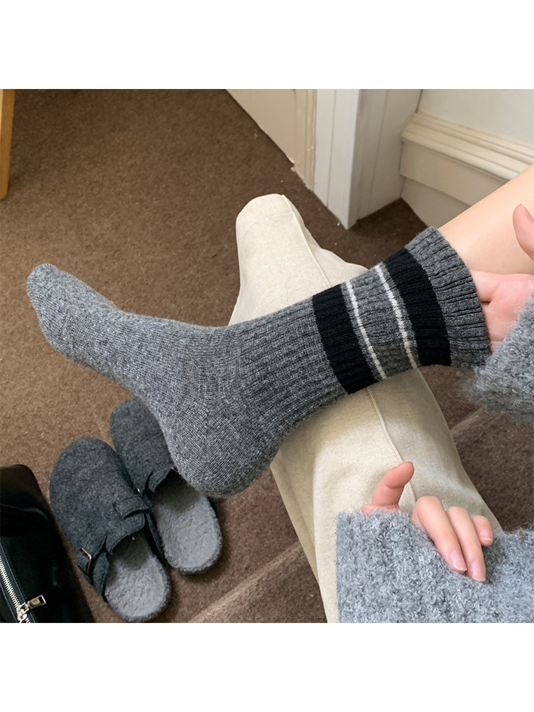 Rufia - Heritage Stripe Crew Socks product image 7