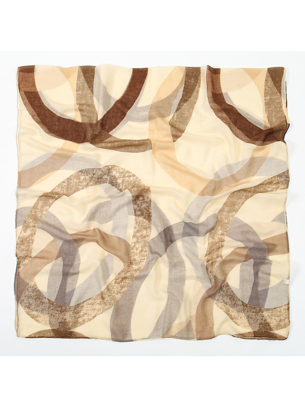 Scarvii - Abstract Curve Print Spring Scarf