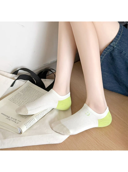 Rufia - Pastel Smiley Low Cut Socks