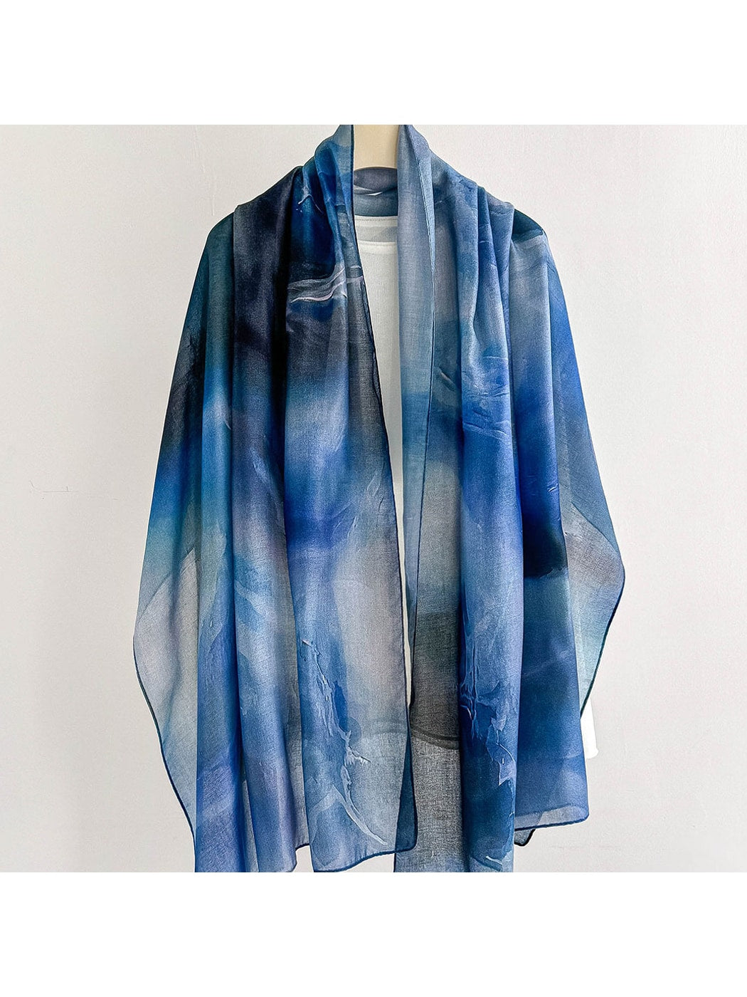 Scarvii - Retro Wave Print Summer Wrap Scarf