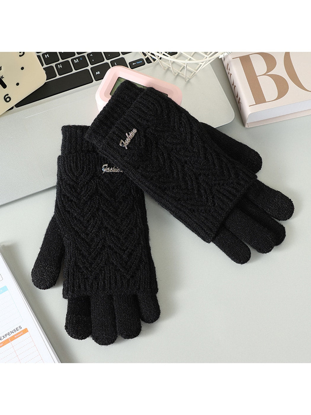 Gloving - Women's Layered Touchscreen Knit Gloves