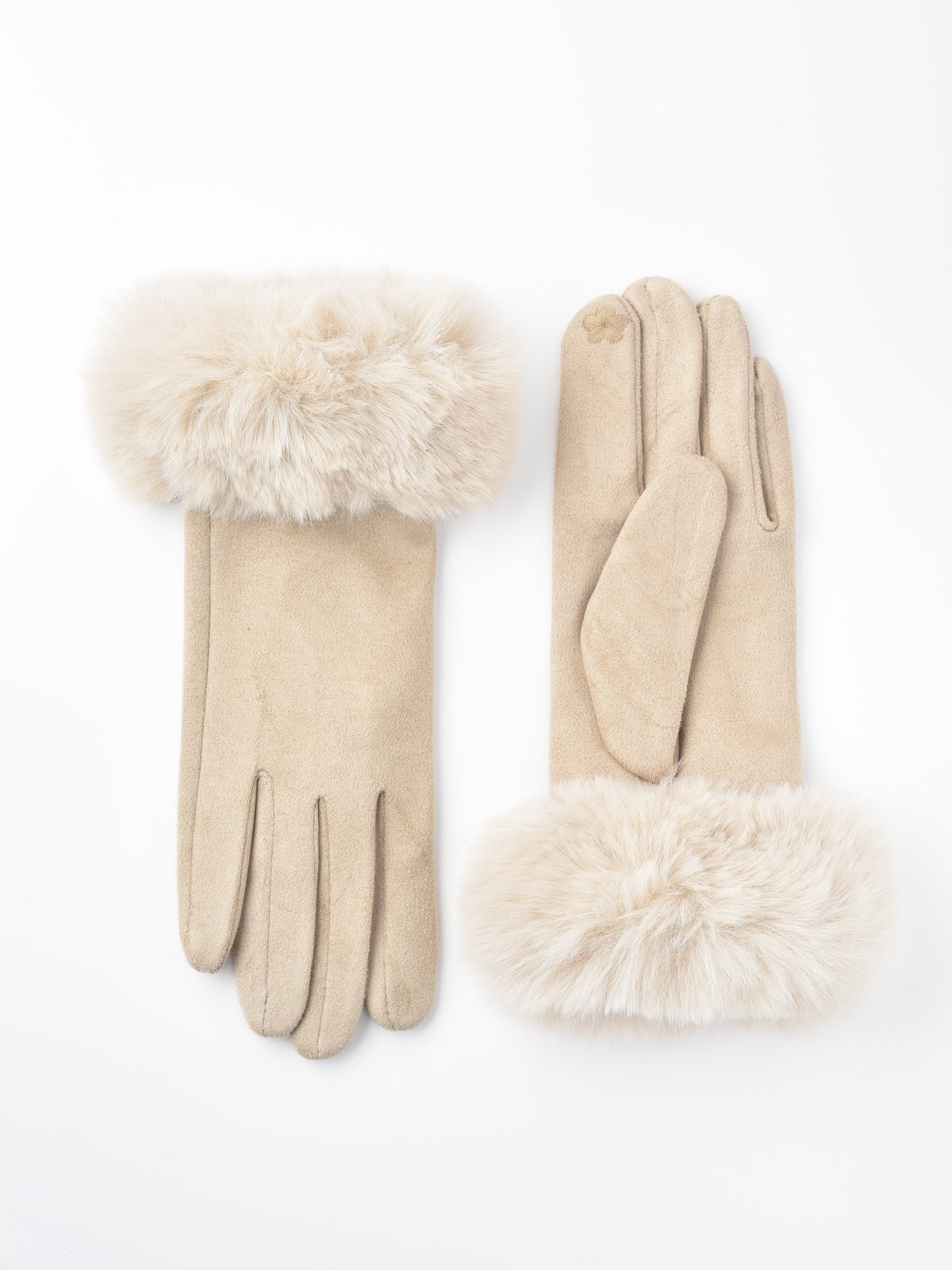 Gloving - Women's Faux Fur-Cuff Winter Gloves