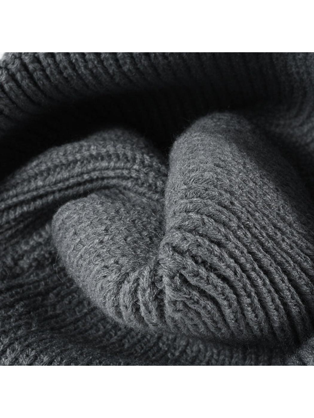 Haila - Bow Embroidered Cuffed Knit Beanie