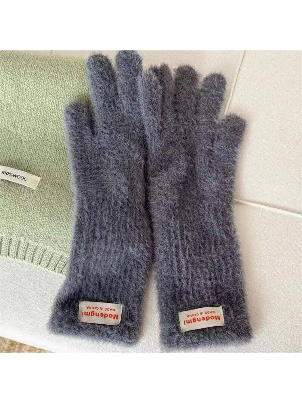 Gloving - Fuzzy Texture Cuffed Gloves