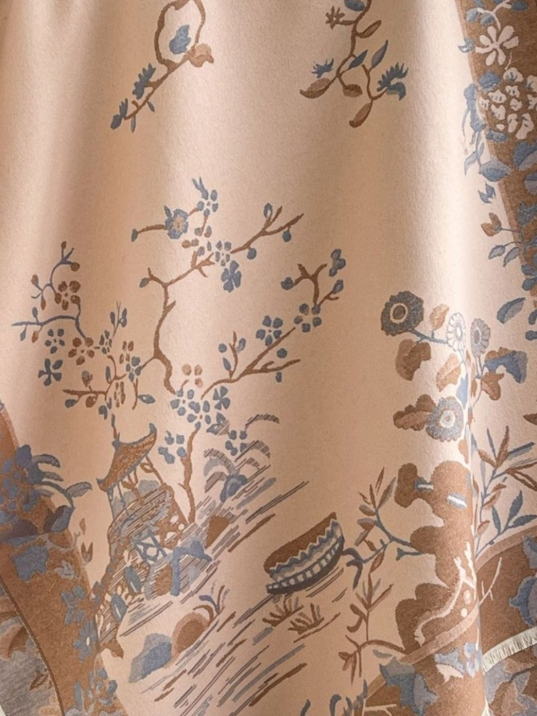 Scarvii - Vintage Floral Print Scarf & Shawl
