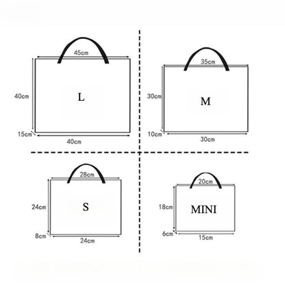 Cosbai - Flower-in-a-Bottle Embroidered Canvas Bag