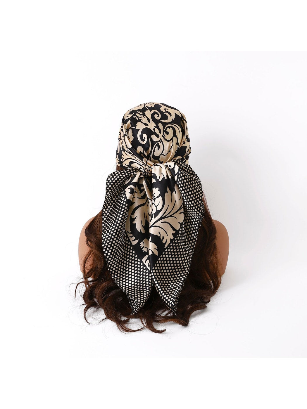 Scarvii - Baroque Ornate Floral Square Scarf