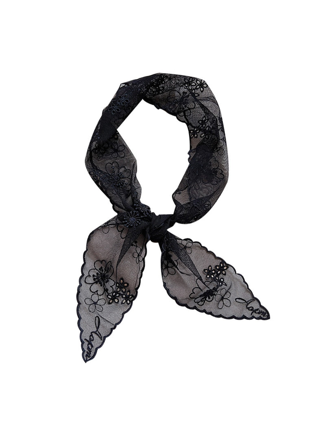 Scarvii - Sweet Style Lace Narrow Scarf