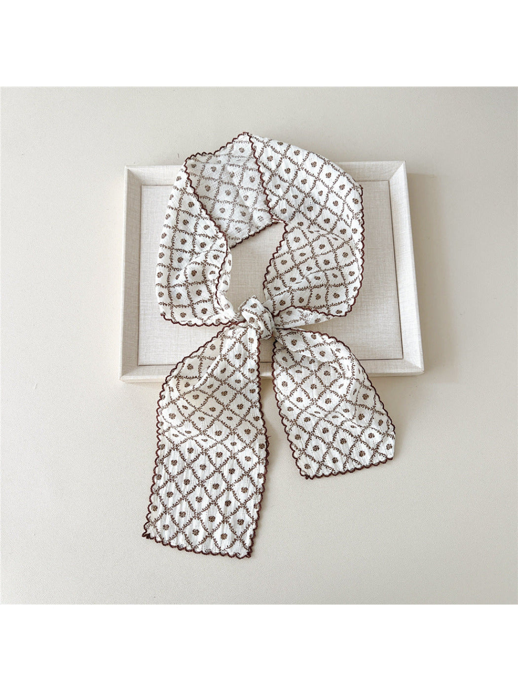 Scarvii - Floral Patchwork Narrow Scarf