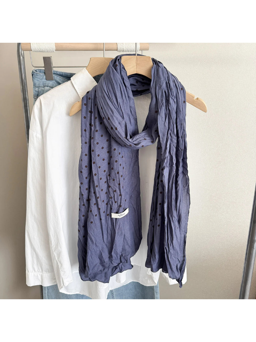 Scarvii - Polka Dot Lightweight Spring Scarf