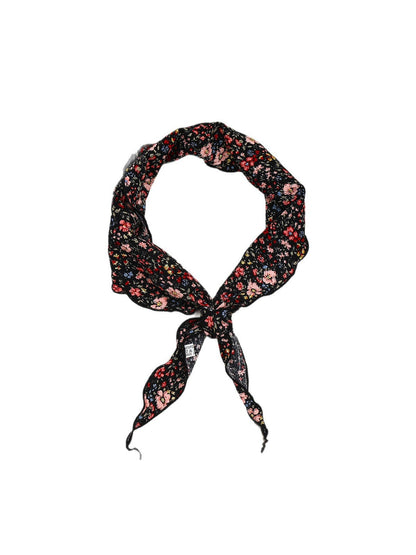 Scarvii - Romantic Floral Ruffled Triangle Bandana