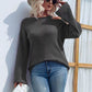 Crosa - Autumn Winter Long Sleeve Off-Shoulder Sweater