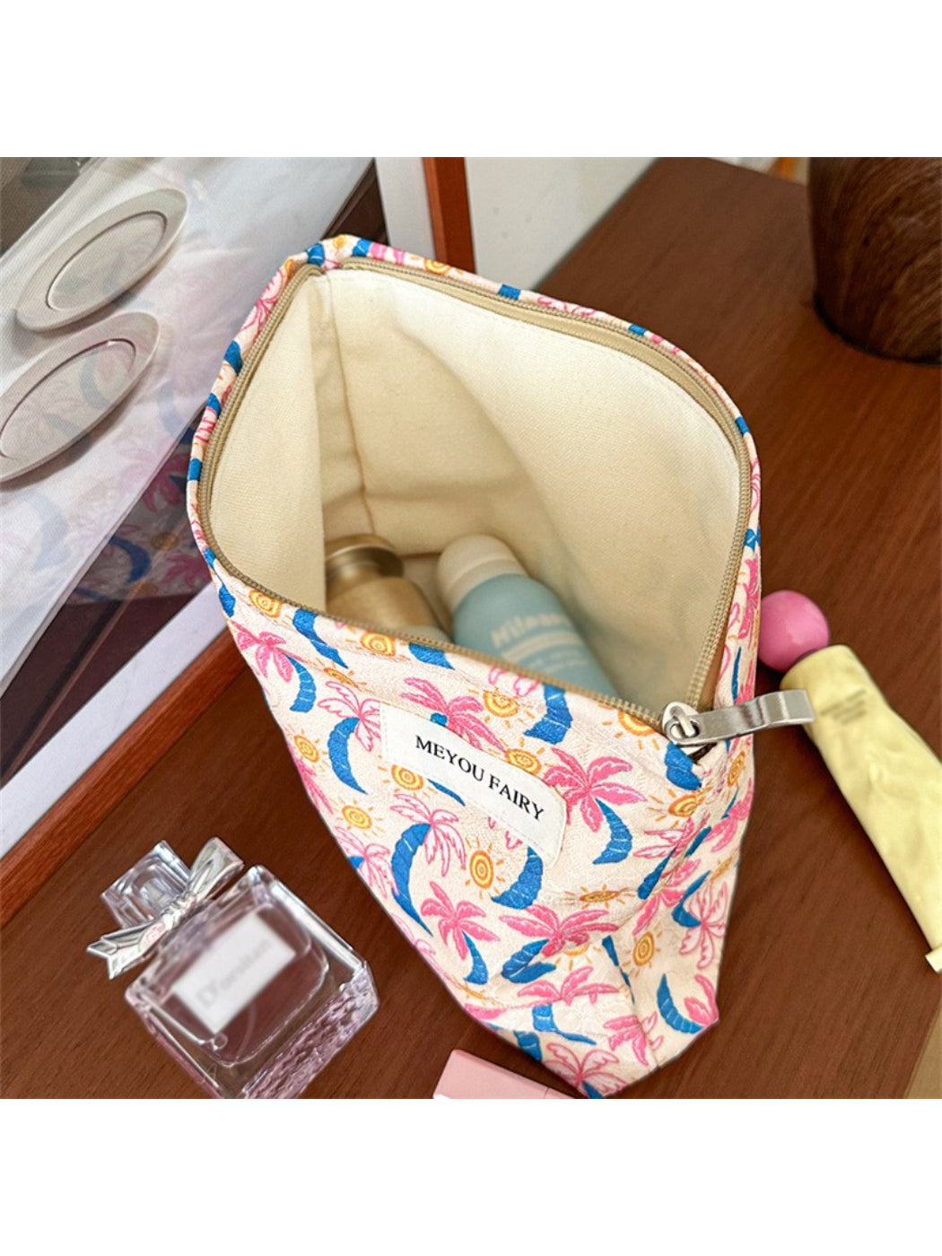 Cosbai Tropical Palm Cosmetic Bag product image