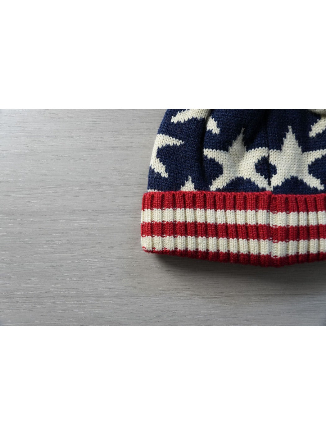 Haila - Winter Knitted Beanie with Flag Pattern